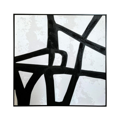 Monochrome Linen Art Square